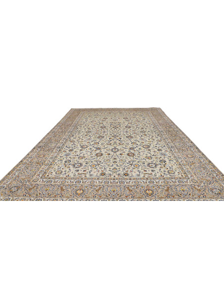 Hand Made Rug Kashan Persia 285x410 Ivory Beige