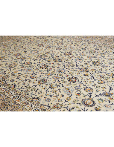 Tappeto Originale Kashan Persia 285x410 Avorio