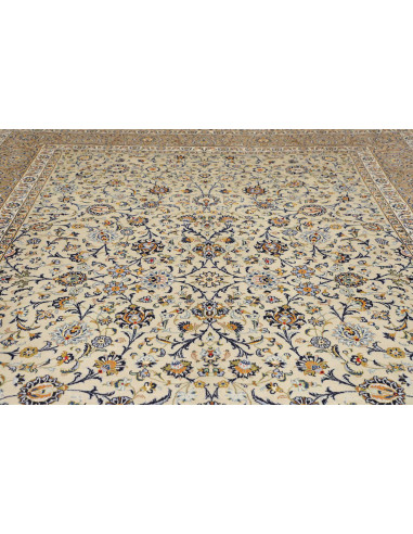 Hand Made Rug Kashan Persia 285x410 Ivory Beige