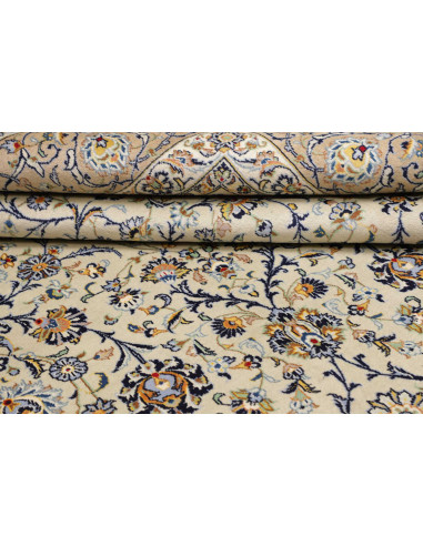 Tappeto Originale Kashan Persia 285x410 Avorio
