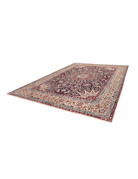 Hand Made Rug Kashan Persia 310x410 Midnight Bl
