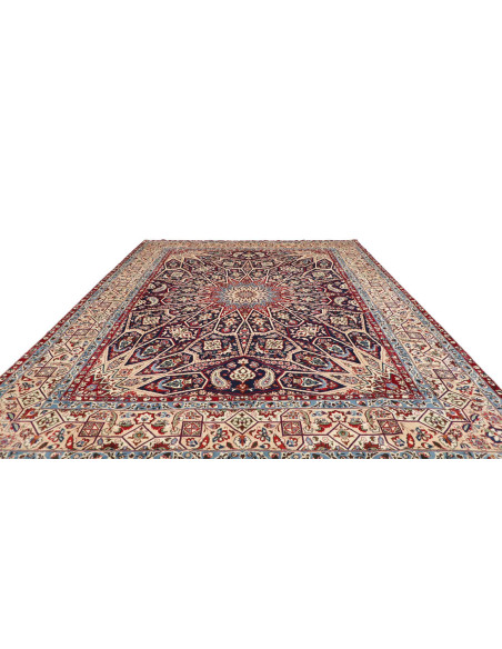 Hand Made Rug Kashan Persia 310x410 Midnight Bl