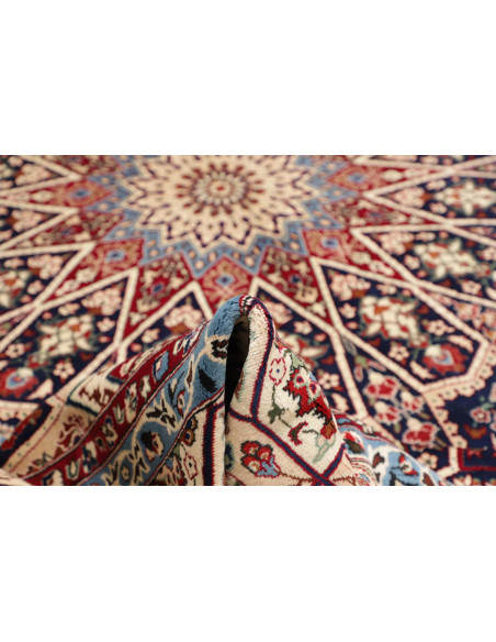 Hand Made Rug Kashan Persia 310x410 Midnight Bl