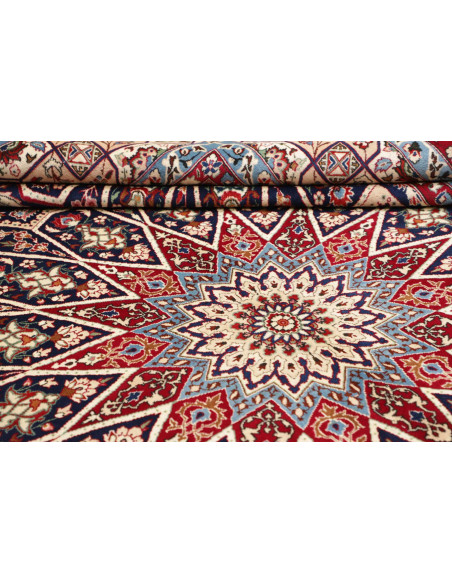 Hand Made Rug Kashan Persia 310x410 Midnight Bl