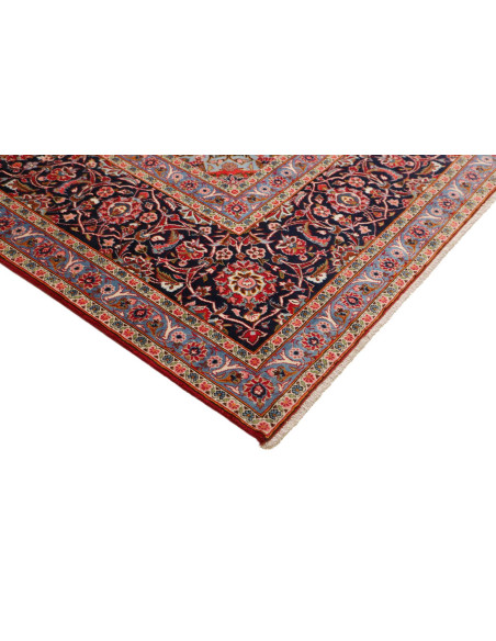 Hand Made Rug Kashan Fine Persia 330x420 Red Da