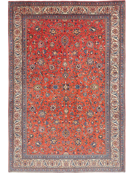 Tappeto Originale Sarough Persia 245x355 Rosso