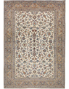 Tappeto Originale Kashan Persia 285x403 Avorio