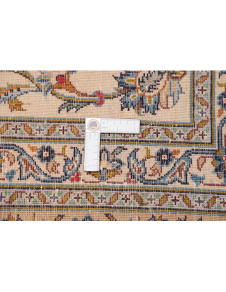 Hand Made Rug Kashan Persia 285x403 Ivory Blue