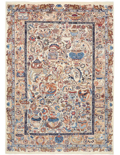 Hand Made Rug Kashmar Persia 220x320 Beige Ligh