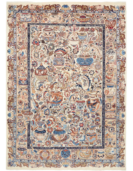 Hand Made Rug Kashmar Persia 220x320 Beige Ligh