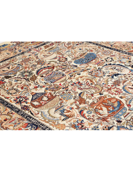 Hand Made Rug Kashmar Persia 220x320 Beige Ligh