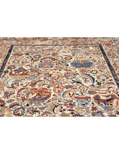Hand Made Rug Kashmar Persia 220x320 Beige Ligh