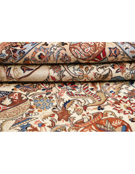 Hand Made Rug Kashmar Persia 220x320 Beige Ligh