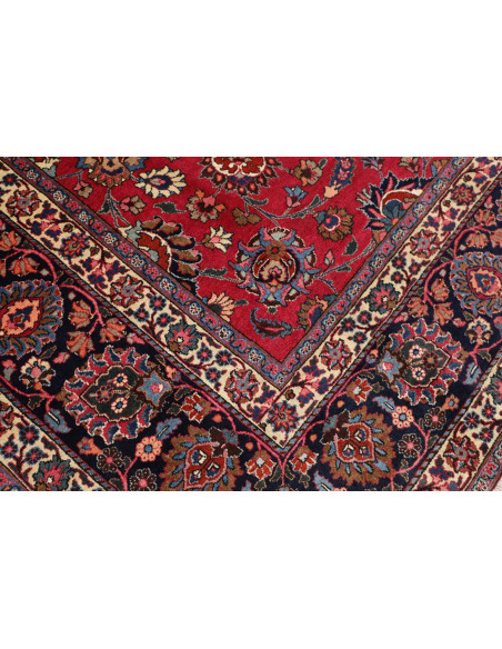 Hand Made Rug Mashad Persia 313x410 Red Dark Bl