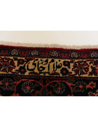 Hand Made Rug Mashad Persia 313x410 Red Dark Bl