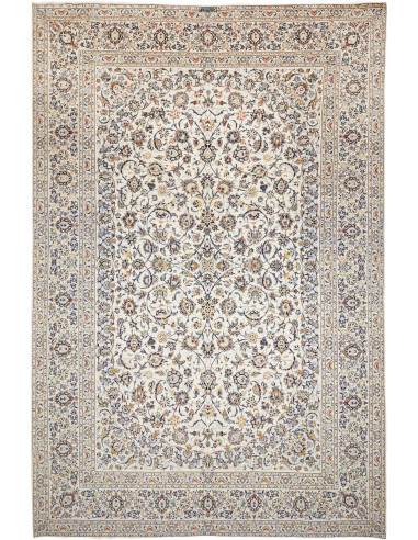 Tappeto Originale Kashan Persia 300x445 Avorio