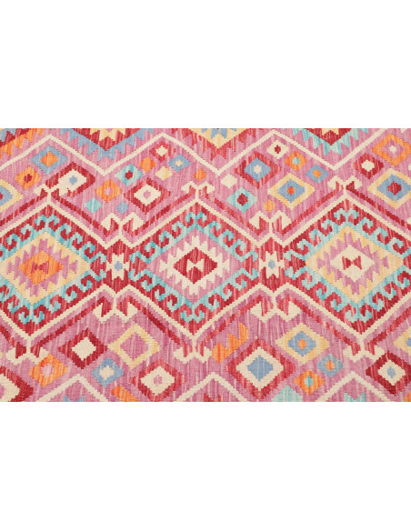 Hand Made Rug Kilim Afghanistan 131x175 Pink Re