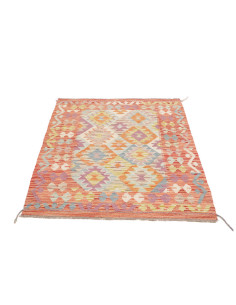 Hand Made Rug Kilim Afghanistan 87x132 Orange M 2