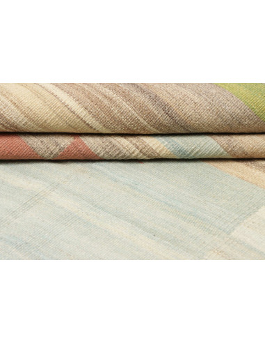 Hand Made Rug Modern Kilim Persia 157x206 Beige