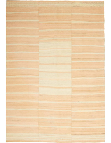 Hand Made Rug Modern Kilim Persia 159x229 Beige
