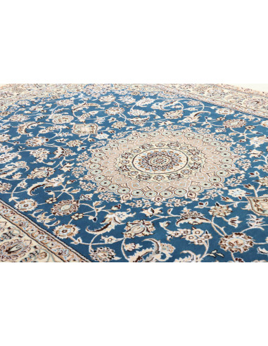 Nain 9la 150x235 Cm Nain 9la, Persia, Lana Cardata A Mano E