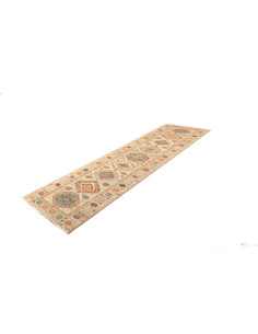 Hand Made Rug Kazak Fine Pakistan 80x290 Beige 2