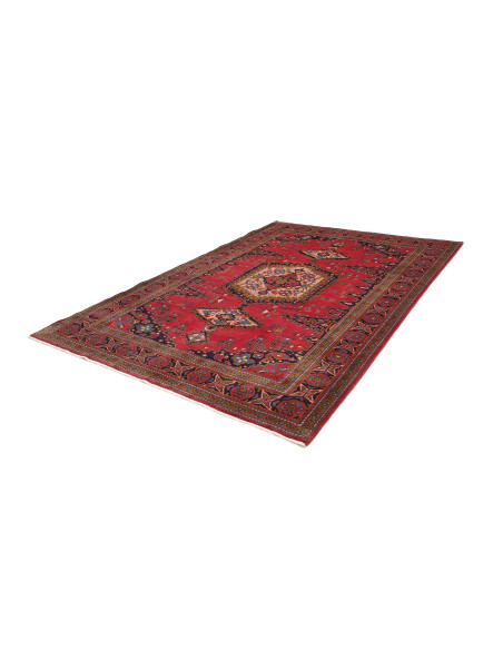 Hand Made Rug Sarough Persia 207x300 Red Dark B