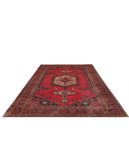 Hand Made Rug Sarough Persia 207x300 Red Dark B