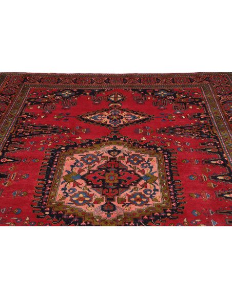 Hand Made Rug Sarough Persia 207x300 Red Dark B