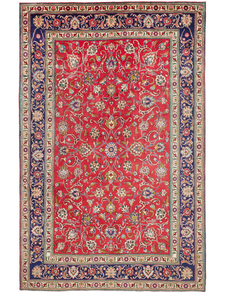 Tappeto Originale Tabriz Persia 200x305 Rosso B