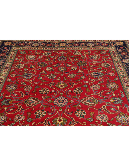 Hand Made Rug Tabriz Persia 200x305 Red Blue