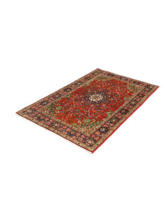 Hand Made Rug Tabriz 40 Raj Persia 97x145 Red B 2