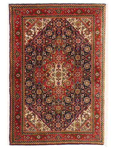 Hand Made Rug Tabriz 40 Raj Persia 90x60 Red Da