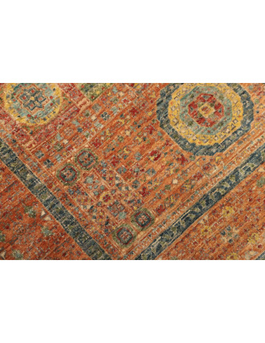 Rug Mamlouk Pakistan maroon white 96x147