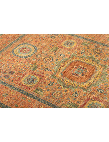 Rug Mamlouk Pakistan maroon white 96x147