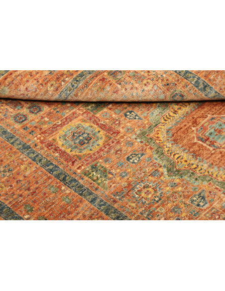 Rug Mamlouk Pakistan maroon white 96x147