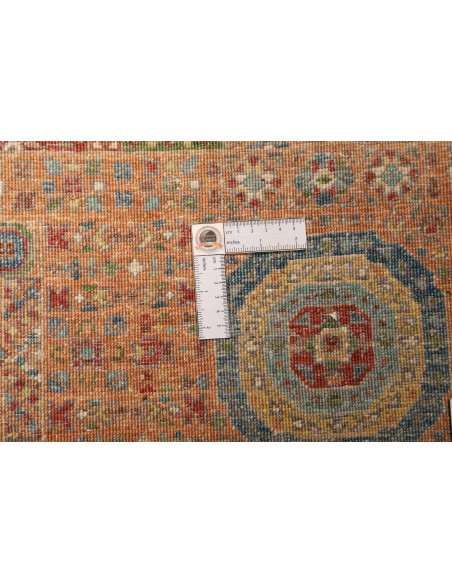 Rug Mamlouk Pakistan maroon white 96x147