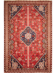 Tappeto Shiraz Fine Persia marrone rosso 208x315