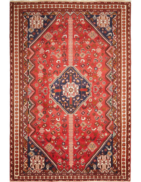 Tappeto Shiraz Fine Persia marrone rosso 208x315