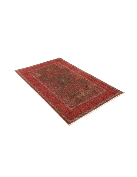 Hand Made Rug Kairo Pakistan 96x150 Brick Red D