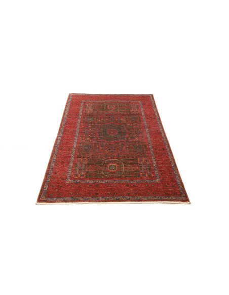 Hand Made Rug Kairo Pakistan 96x150 Brick Red D