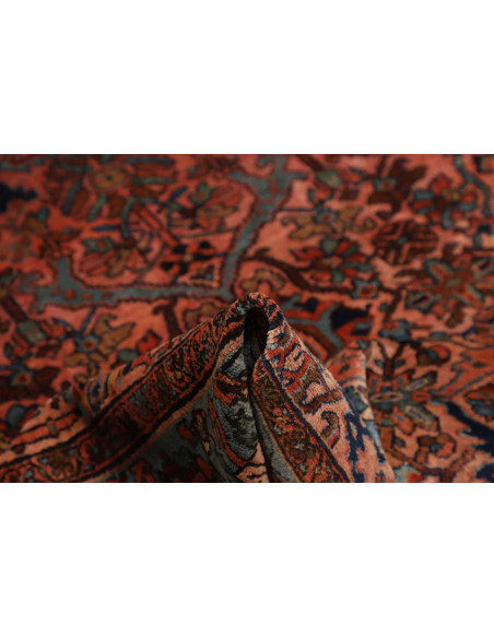 Hand Made Rug Antik Persia 168x206 Rust Red Pet