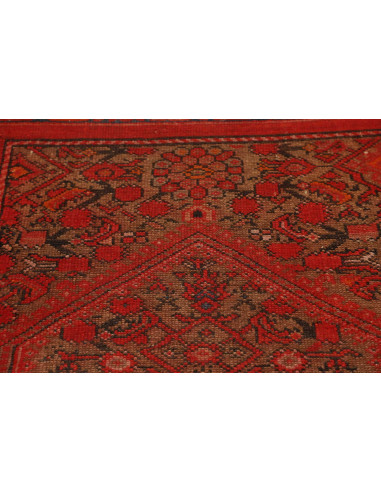 Hand Made Rug Antik Persia 103x480 Red Dark Blu