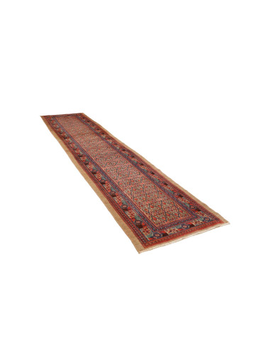 Hand Made Rug Antik Persia 86x376 Rust Red Dark