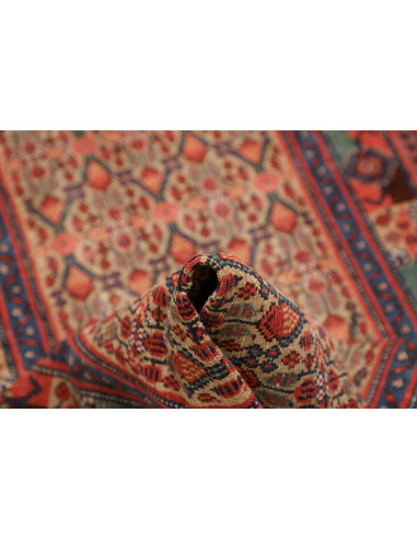 Hand Made Rug Antik Persia 86x376 Rust Red Dark