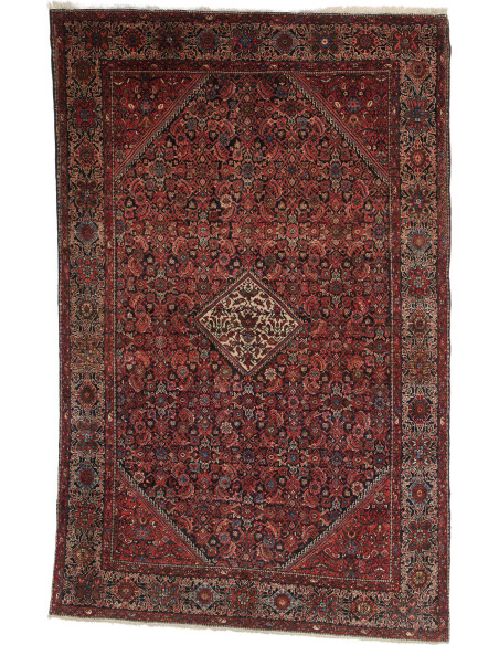 Hand Made Rug Antik Persia 140x204 Rust Red Dar