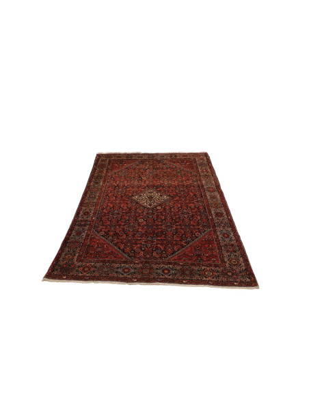 Hand Made Rug Antik Persia 140x204 Rust Red Dar