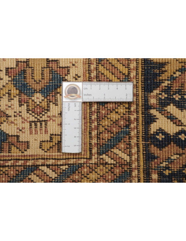 Hand Made Rug Antik Persia 110x135 Beige Blue