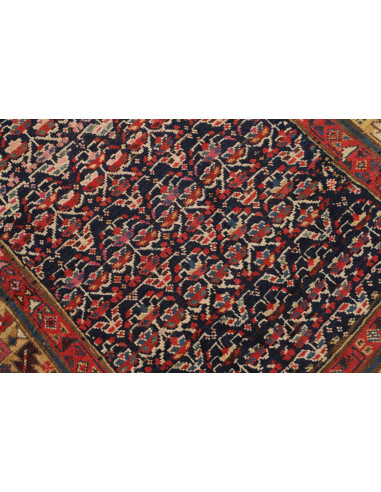 Hand Made Rug Antik Persia 85x430 Dark Blue Red