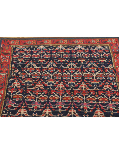 Hand Made Rug Antik Persia 85x430 Dark Blue Red